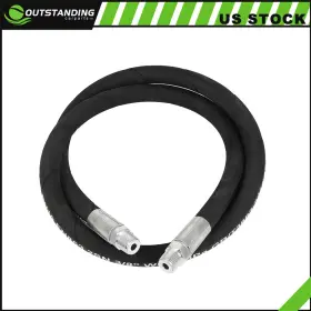 Ou180201parts Outstanding-carparts 4000psi Pressure Washer Whip Hose - Swivel 4 Ft 3/8 Npt Solid With M22 Female