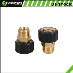 Ou180205parts Outstanding-carparts Pressure Washer Adapter Hose With M22-15mm Outlet And Gun