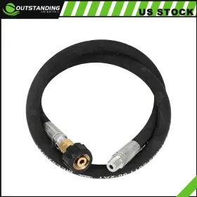 Ou180213parts Outstanding-carparts 3ft Pressure Washer Whip Hose 3/8 Inch Jumper With Swivel Steel Connector