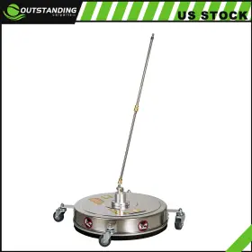 Ou180521parts Outstanding-carparts 20 Inch Pressure Washer Surface Cleaner Stainless Steel With 4 Wheels 4000 Psi