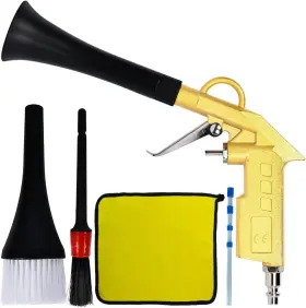 Pq001 Oykaige Car Cleaning Gun - High Pressure Air Detailing Kit With Interior