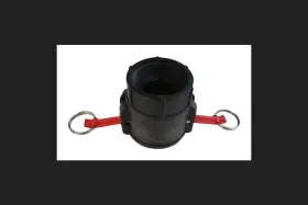 Pacer 095616143548 Polypropylene Female Coupler 1-1/2 Inch Dia. X Black 1 Pk