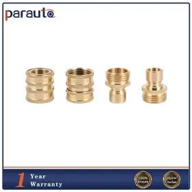 Pa18009ra193e Parautostore 3/4 Inch Garden Hose Quick Connect Water Fit Brass Female Male Connector 2pcs