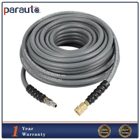 Pa18011ra191e Parautostore 3/8 Inch 4200 Psi Hot Water Rubber Pressure Washer Hose 100ft Gray Brand New