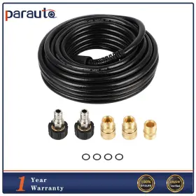 Pa18017ra184e Parautostore 50ft High Pressure Washer Hose 3200 Psi M22-14mm Power Extension