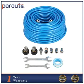 Pa18021ra218v Parautostore 5800 Psi Pressure Washer Sewer Jet Kit 100ft 1/4 Inch Upgraded Pu Hose Blue New