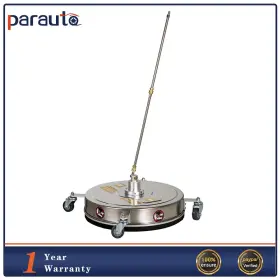 Pa18023ra521b Parautostore 20 Inch Pressure Washer Surface Cleaner 4000 Psi With 2 Extension Wands Wheels