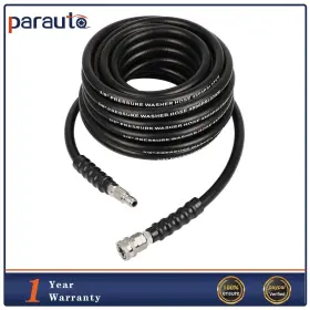 Pa18044ra199u Parautostore 50ft 3/8 Inch Hot Water Pressure Washer Hose 4800 Psi Rubber Power