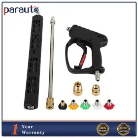 Pa18047ra185u Parautostore 5000psi High Pressure Power Washer Spray Gun Wand Lance Nozzle Tips Kit M22