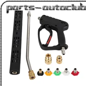 Pac180207part Parts-autoclub 5000psi High Pressure Washer Gun 3/8 Inch With Extension Wand Trigger Handle 1/4