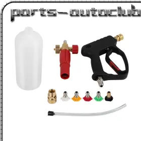 Pac180209part Parts-autoclub 5000psi Short High Pressure Washer Gun With Foam Cannon Kit For Car Washing
