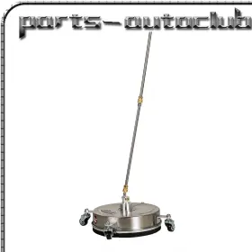 Pac180528part Parts-autoclub 13 Inch Stainless Steel Surface Cleaner Attachment Pressure Washer With 4 Wheel