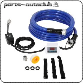 Pac180734part Parts-autoclub 15 Ft Heated Water Hose For Rv -45 Antifreeze Drinking With Thermostat