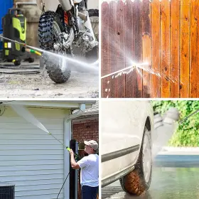 Hwy23e Paxcess 926417203053 3 000 Psi Portable Electric Power Washer With 4 Nozzles #3