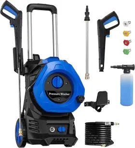 Pecticho 744110592535 Electric Pressure Washer 4800psi-max 2.9gpm Power With 25 Feet Hose 16.4