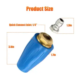 Penson & Co. 691953034381 And 4.0 Gpm Turbo Rotary Rotating Nozzle For Pressure Washer 1/4 Inch Qu #3
