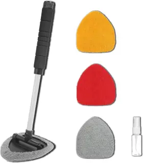 09101 Piburth Car Window Cleaner Cleanser Brush Accessories Cleaning