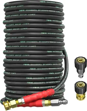 Gsg-150ft-g-3 Pohir Gsg-150ft-g-3#8-kc 150ft 3/8 Inch Pressure Washer Hose 4800psi Flexible Power Wire
