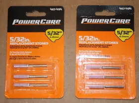 467-494 Power Care 467-263 Lot Of 2 - New 5/32 Inch Replacement Stones Chain Saw Sharpener