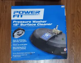 Ek-1826 Power Fit 15 Inch 3300psi Surface Cleaner Gas Pressure Washer Open Box With Manuel