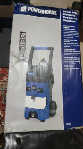 157055 Power Horse Powerhorse Electric Pressure Washer 1800 Psi 1.5 Gpm