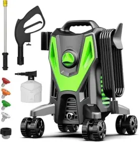 G5174-green Powerwasher Pressure Washer 4800psi Power 4 Quick Connect Nozzles Foam High G5174-green Powerwasher Pressure Washer 4800psi Power 4 Quick Connect Nozzles Foam High