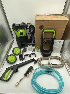 Hpw-06 Powerwasher Electric Pressure Washer 4800psi 3.2gpm 33ft Hose Green