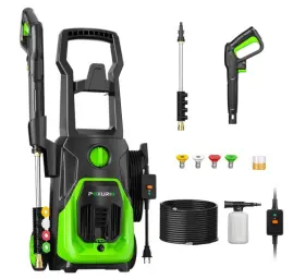 Kf370076-02 Poxurio Electric Pressure Washer 4000psi 2.8gpm Power 3-in-1 High Green