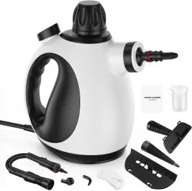 Hy-307 Pozoera Handheld Steam Cleaner For Home - Pressurized Steamer Cleaning W
