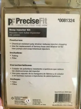 0081324 Precise Fit Power Washer Soap Injector Kit F22 #2