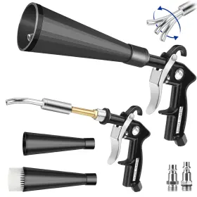 Cq25613 Preciva Car Cleaning Gun Detailing Interior Dryer Air Blow Black