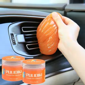 Cleaner-orange-2p Pulidiki Car Cleaning Gel For Putty Auto Orange 2pack