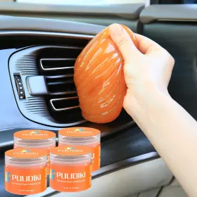 Cleaner-orange-4p Pulidiki Car Cleaning Gel For Putty Auto Orange 4pack