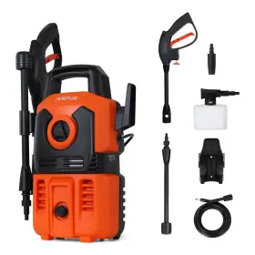 Pp-od-pw-001 Pureplus 2000 Psi Electric High Pressure Washer With Adjustable Nozzle Gun Spray Hose Kit