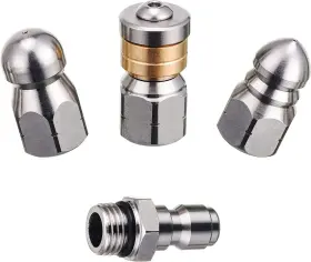 Pwaccs 744759288196 Sewer Jetter Nozzle For Pressure Washer Stainless Steel Drain Cleaning T