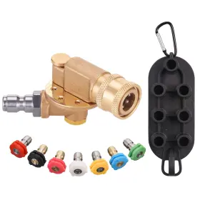 Pc07-1 Pwaccs Pressure Washer Pivoting Coupler Kit 240 Degree Rotation Ac