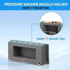 Pc42 Pwaccs Pressure Washer Gun Holder Quick Connect Nozzle Tip And Wand -new
