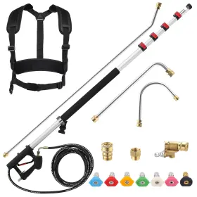 Pc45 Pwaccs 24 Ft Telescoping Pressure Washer Wand Telescopic Spray With Power Wash Pc45 Pwaccs 24 Ft Telescoping Pressure Washer Wand Telescopic Spray With Power Wash