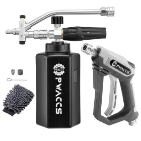Pc46-3 Pwaccs Pressure Washer Foam Gun With Dual Connector Accessory Short Power Wa