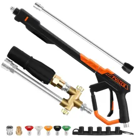 Pc53-1 Pwaccs Pressure Washer Gun Wand Kit With Dual-purpose Nozzles Powe