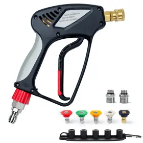 Qfull 768447415428 Pressure Washer Short 5000 Psi With Swivel High Car Wash Foam Power
