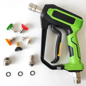 Sg-3560l-01dg Qileecar Short High Pressure Washer Gun 5000 Psi Power Spray Handle With 3/8 Inch