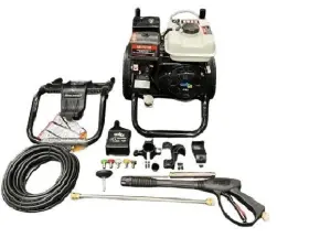 3100gpw Quipall 3100psi Gasoline Pressure Washer 2.5gpm