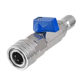 Quweiz 740863464433 High Pressure Washer Ball Valve Kit Stainless Steel 3/8 Npt Quick
