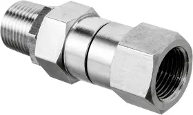 Raincovo 313015088063 Pressure Washer Swivel 3/8 Inch Npt Thread Fittings 5000 Psi