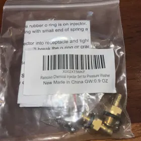 Raincovo 711181298000 Chemical Injector Kit Soap For Pressure Washer 1/8 Inch 27 Male Bsp T