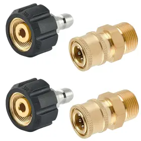 Coupler-05 Raincovo Pressure Washer Quick Connect Fittings M22 14mm To 1/4 Inch Pr