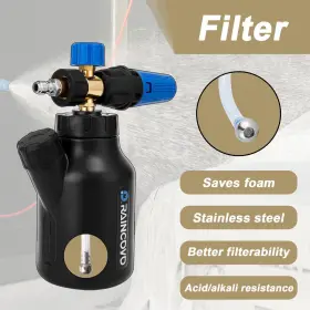 Fk90y70 Raincovo Foam Cannon For Pressure Washer Soap Attachment Car Detailing Snow #3