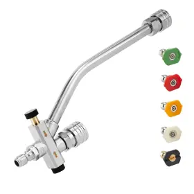 Wj37h28 Raincovo Dual Connector Lance Pressure Washer Foam Cannon Power Soap