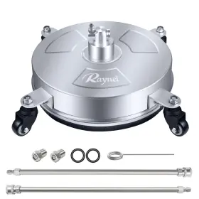 Rs-001 Raynel 14ftft Pressure Washer Surface Cleaner With 4 Wheels Stainless Steel Housing